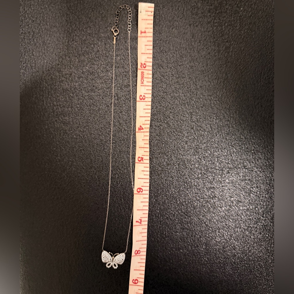 Butterfly Silver Necklace - Picture 4 of 4